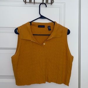 Yellow Cropped Tank
